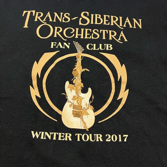 Trans-Siberian Orchestra 2017 Fan Club XL T-Shirt Ghosts of Christmas Eve Tour - Picture 3 of 4